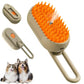 🐱🐶 Escova multifuncional com spray para massajar animais de estimação – Remoção de pêlos e massagem 💨