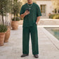 Men's 2-piece set: T-shirt and wide-leg pants