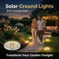 🔥 Oferta especial: 50% DE DESCONTO 🔥 Lâmpada de jardim em aço inoxidável alimentada a energia solar com 8 luzes LED