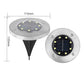 🔥 Oferta especial: 50% DE DESCONTO 🔥 Lâmpada de jardim em aço inoxidável alimentada a energia solar com 8 luzes LED