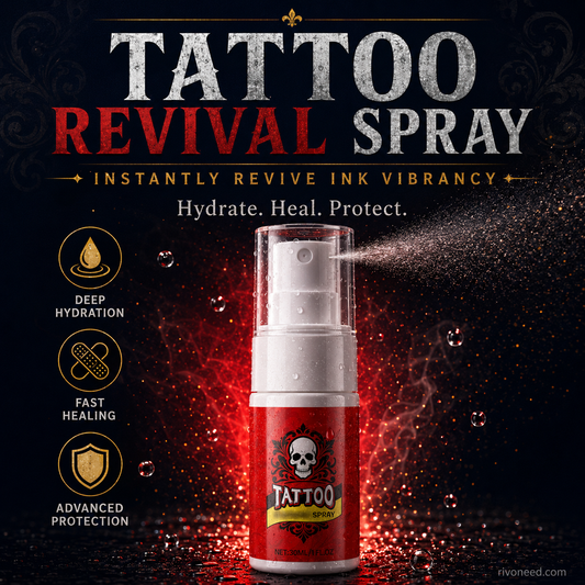 Spray hidratante para cuidados pós-tatuagem