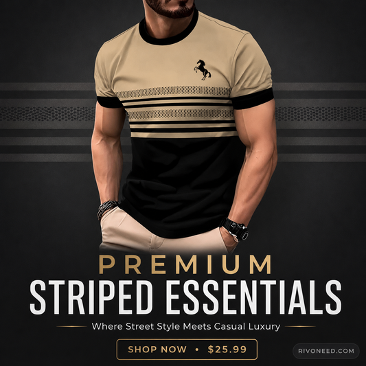 Camiseta masculina com gola redonda e estampado gráfico moderno