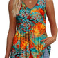 💜✨ ÚLTIMO DIA -50%! Top feminino sem mangas, com decote em V e bainha bufante – Estampado, tecido leve de poliéster, 6 padrões, tamanhos S-2XL, perfeito para festas no jardim e para o dia a dia 🌿