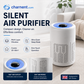 🌀Purificador de ar para casa🌿Inclui filtro e pastilhas de aromaterapi