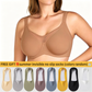 🔥Preço especial de último dia: 7,99 £💐Sutiã elegante transparente de cobertura total para mulheres de tamanho grande