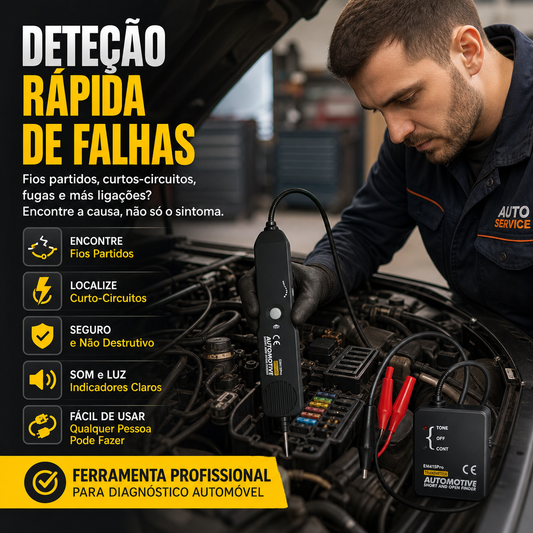 🚗ÚLTIMO DIA DE PROMOÇÃO: 50% DE DESCONTO🔥Detetor elétrico de circuito aberto e curto-circuito para automóveis