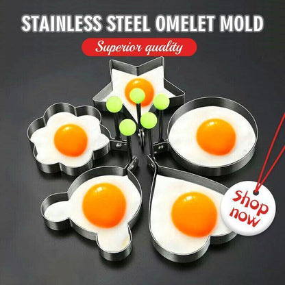 🔥Ofertas imperdíveis - Molde para omeletes em aço inoxidáve