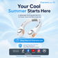 ❄️ Neck Air Conditioner Fan – Ultra-quiet personal cooling for the summer