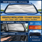 Guarda-sol para o para-brisas do carro - Guarda-sol dobrável para o para-brisas do carro, com proteção UV para o para-brisas dianteiro (proteção contra o calor) para a maioria dos carros