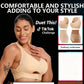 Sutiã sem aro bege para mulher, copas moldadas macias e respiráveis não removíveis, roupa desportiva para ioga e fitness, ideal para o ginásio e para o treino diári