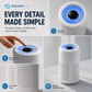 🌀Purificador de ar para casa🌿Inclui filtro e pastilhas de aromaterapi