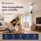 Câmara de segurança sem fios Wi-Fi com lâmpad