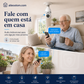 Câmara de segurança sem fios Wi-Fi com lâmpad