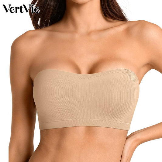 💜COMPRE 1 E LEVE 1 GRÁTIS &💜Sutiã sem alças e sem ar com fecho cruzado nas laterais