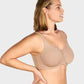 🔥Preço especial de último dia: 7,99 £💐Sutiã elegante transparente de cobertura total para mulheres de tamanho grande