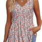 💜✨ ÚLTIMO DIA -50%! Top feminino sem mangas, com decote em V e bainha bufante – Estampado, tecido leve de poliéster, 6 padrões, tamanhos S-2XL, perfeito para festas no jardim e para o dia a dia 🌿
