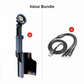 Suporte para telemóvel com porta-copos para automóvel – Ajustável a 360°, íman N52 potente, utilização com uma só mão, compatível com todos os telemóveis, modelos magnéticos e com pinça estáveis para uma condução segura