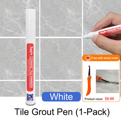 🔥50% off on the last day!🔥Pousbo® – Mold-resistant and waterproof grout pen for ceramic tiles