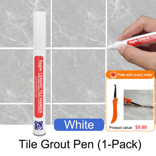 🔥50% off on the last day!🔥Pousbo® – Mold-resistant and waterproof grout pen for ceramic tiles