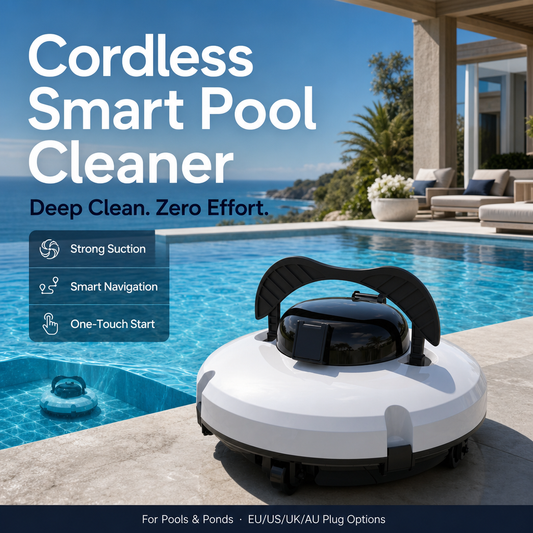 Limpador robótico sem fios para piscina