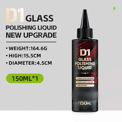 🔥Promoção quente: 50% de desconto🔥Líquido de polimento para arranhões em vidros de automóveis