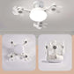 Ventilador de teto com luz LED e comando à distânci