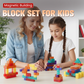 Conjunto de blocos de construção magnéticos para criança