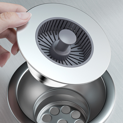 ⏳Promozione temporanea: sconto del 50%🔥Tappo estraibile per lavello con filtro