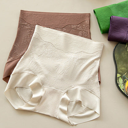 Damskie majtki z wysokim stanem, niewidoczne, modelujące brzuch, miękkie