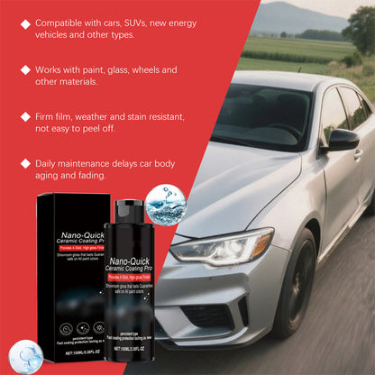 ⏳ 50% DE DESCONTO – Disponível por tempo limitado! ⏰ Spray de detalhe para automóveis de secagem rápida e alto brilho – Resultado brilhante imediato 🚗✨