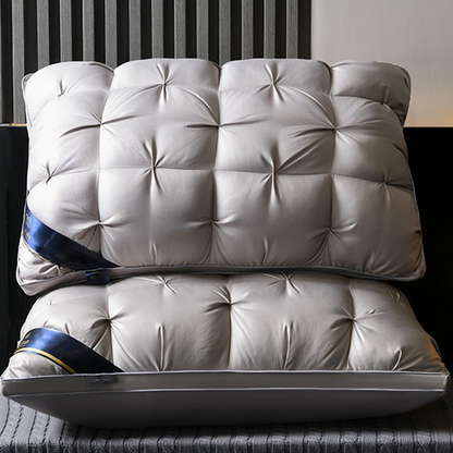 🛏️💤 PROMOÇÃO -50%! Almofada ergonómica com qualidade de hotel – Apoio cervical perfeito, 8 cores, 3 alturas, lavável, 48×74 cm