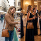 👜 49% DE DESCONTO! 💃 Mala com alças cruzadas e fecho tipo... Desfrute de estilo e elegância em todos os seus looks! 😎✨