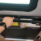 Puxador de alumínio para porta de rede de mosquitos de autocaravan