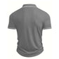 👕 50% DE DESCONTO! 🌞 Camisa de verão descontraída com mangas curtas – Algodão respirável, corte moderno e ideal para o lazer e o trabalho 💼