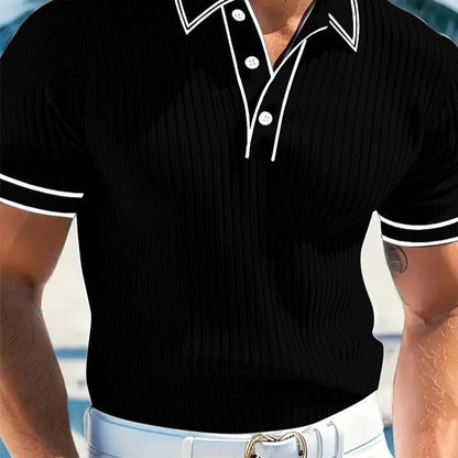 👕 50% DE DESCONTO! 🌞 Camisa de verão descontraída com mangas curtas – Algodão respirável, corte moderno e ideal para o lazer e o trabalho 💼