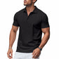 Camiseta masculina de manga curta com gola e secagem rápida