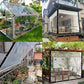 Lona isolante transparente, resistente e impermeável