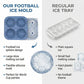 ⚽ 1+1 GRÁTIS 🔥 Molde de gelo em silicone em forma de bola – cubos de gelo perfeitos para as bebidas de verão 🧊⚽
