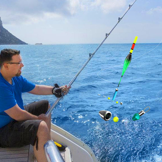 Conjunto de pesca automático com localizador de fundo