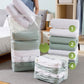 Conjunto de 5 sacos de armazenamento reutilizáveis com compressão sem vácuo
