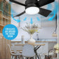 🔥Promoção 50% de desconto - 🎁Ventilador de teto portátil 2 em 1 com luz e controle remoto