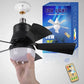 🔥Promoção 50% de desconto - 🎁Ventilador de teto portátil 2 em 1 com luz e controle remoto