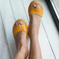 💖Promoção de último dia: 50% de desconto💖Sandálias de couro com biqueira aberta Glenda™ 👡 – Sola de borracha antiderrapante, palmilha almofadada, sapatos minimalistas de verão antiderrapante