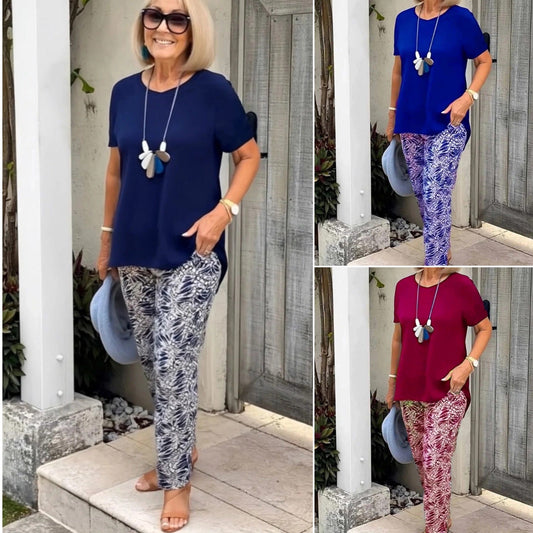 【S-3XL】✨Conjunto de duas peças casual de verão