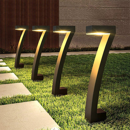 Luzes solares impermeáveis para caminhos