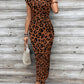 Acquis🥳2026 PROMOÇÃO ESPECIAL 50% DE DESCONTO! 🥳💞Mais de 50 mil unidades vendidas!🌸Vestido justo com nó para mulher – Estampado de leopardo, com nó que realça a barriga. Confortável e elegante para festas ou encontros à noite. Sinta-se deslumbrante.