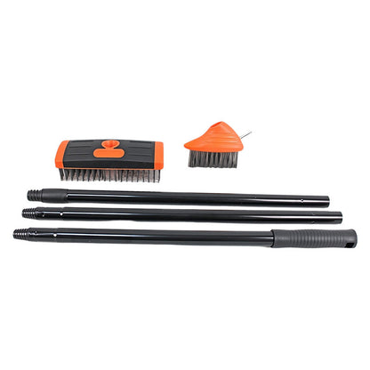 Conjunto de 3 ferramentas 3 em 1 com escova de arame para remoção de ervas daninhas