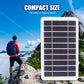 Painel solar flexível de 2 W e 5 V