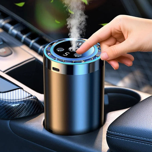 Conjunto de difusor inteligente para automóvel com modos de luz e pulverização