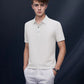 Camiseta de seda fresca para homem, ideal para o verão